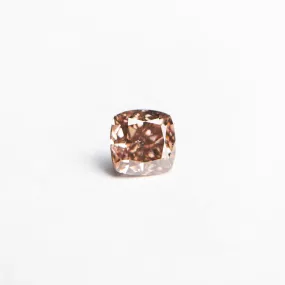 0.30ct 3.74x3.69x2.49mm GIA SI2 Fancy Deep Brownish Orangy Pink Cushion Brilliant  24104-01