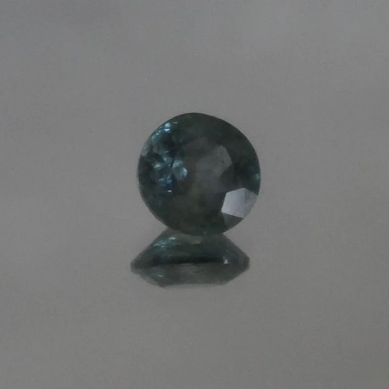 1.32 CTS BLUE/GREEN COLOR ROUND CUT MONTANA SAPPHIRE