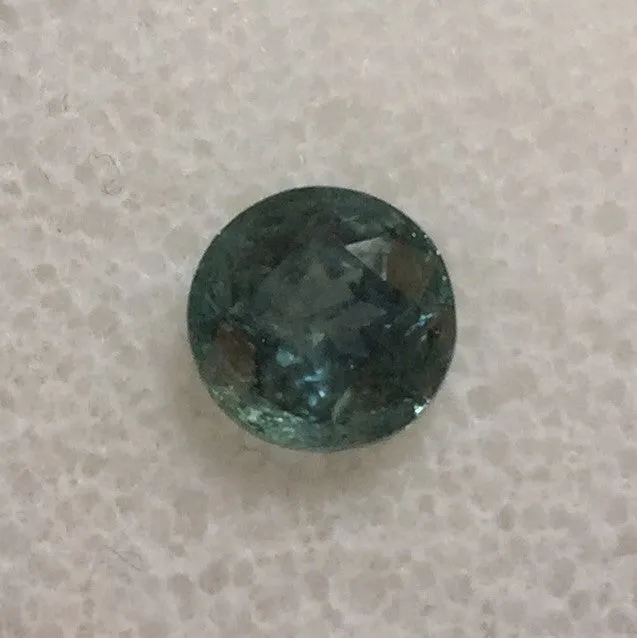 1.32 CTS BLUE/GREEN COLOR ROUND CUT MONTANA SAPPHIRE