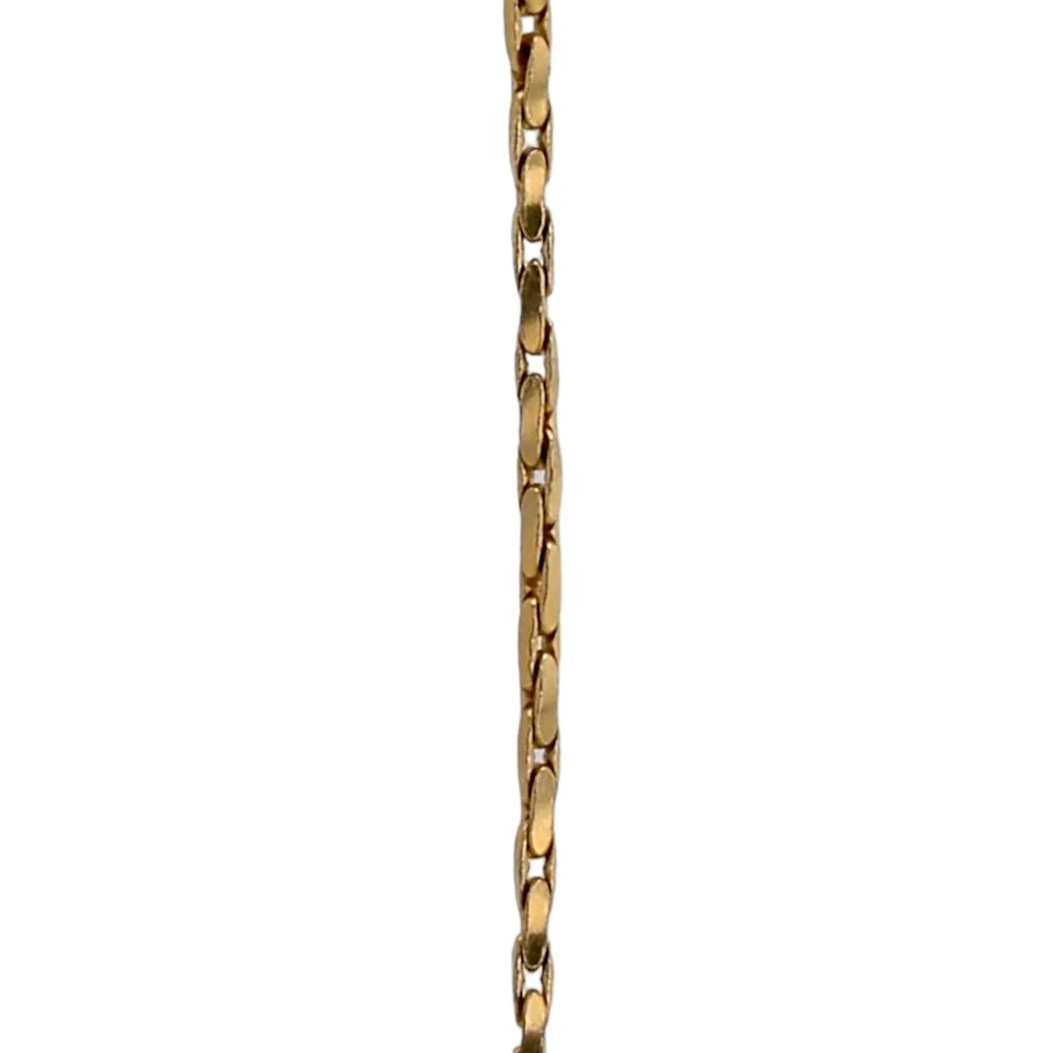 18k Solid yellow gold wheat chain-224751