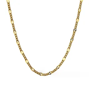 18k Yellow gold Figaro chain-224750