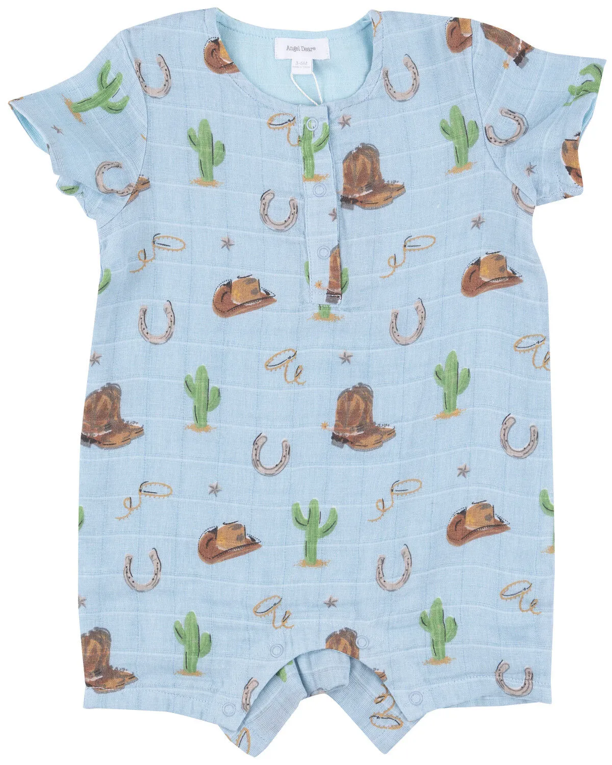 Angel Dear Infant Boys' Desert Print Short Sleeve Onesie