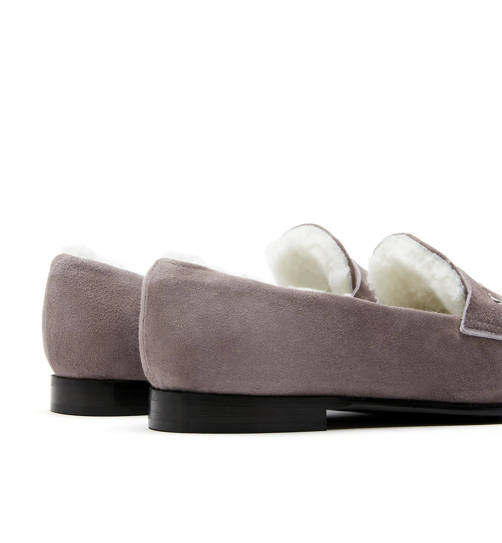 ARWAN SHEARLING-LINED SUEDE LOAFER