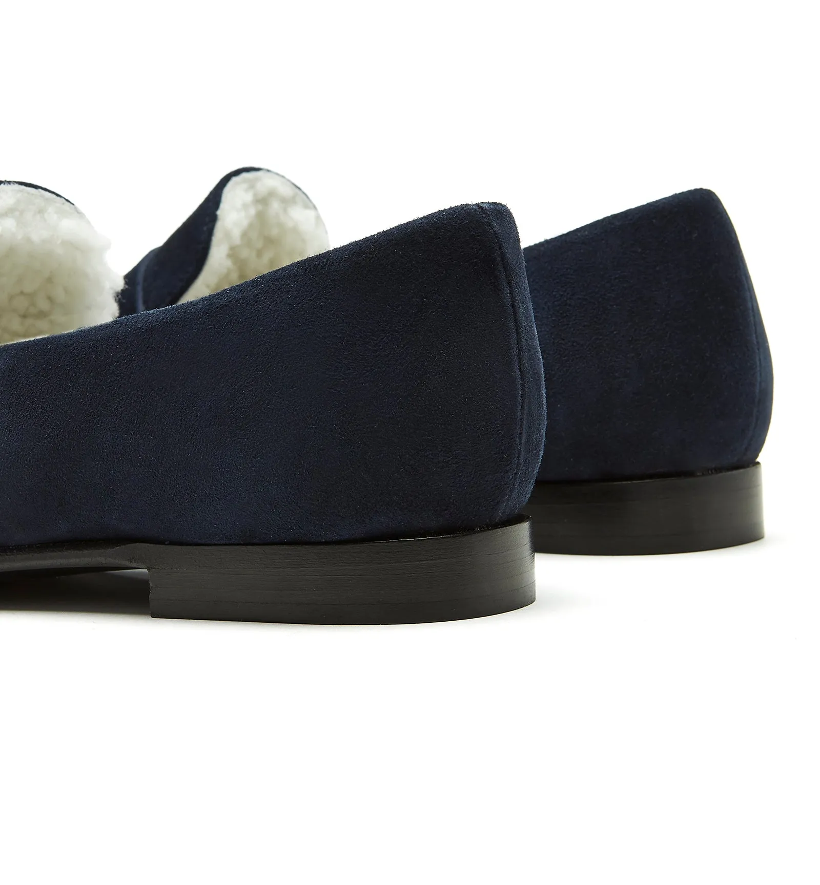 ARWAN SHEARLING-LINED SUEDE LOAFER