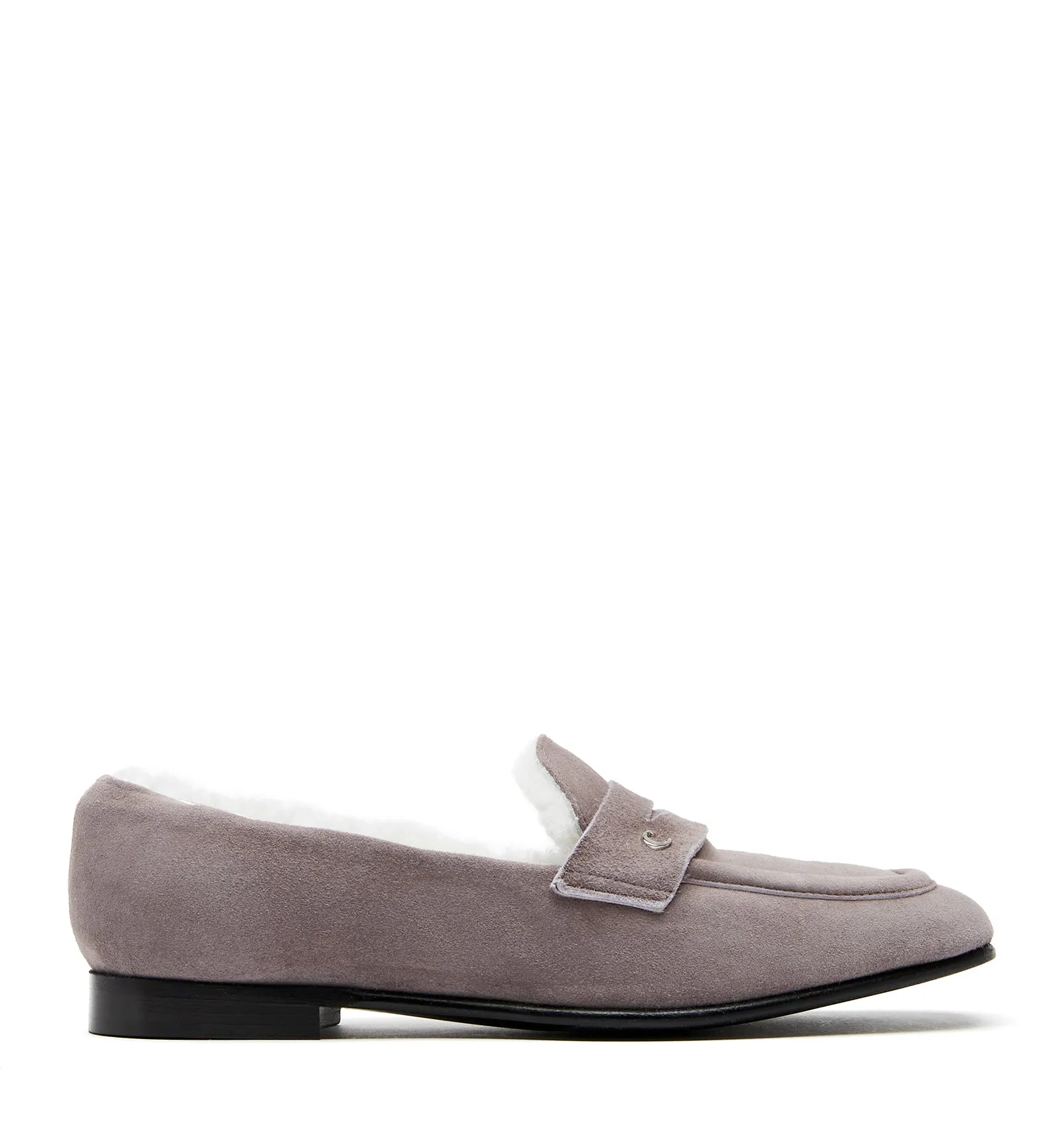 ARWAN SHEARLING-LINED SUEDE LOAFER