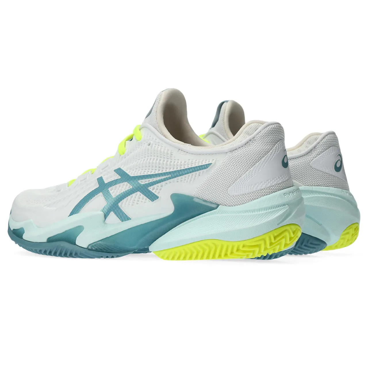 Asics Tennisschoen Court FF 3 Clay Dames Wit Groen