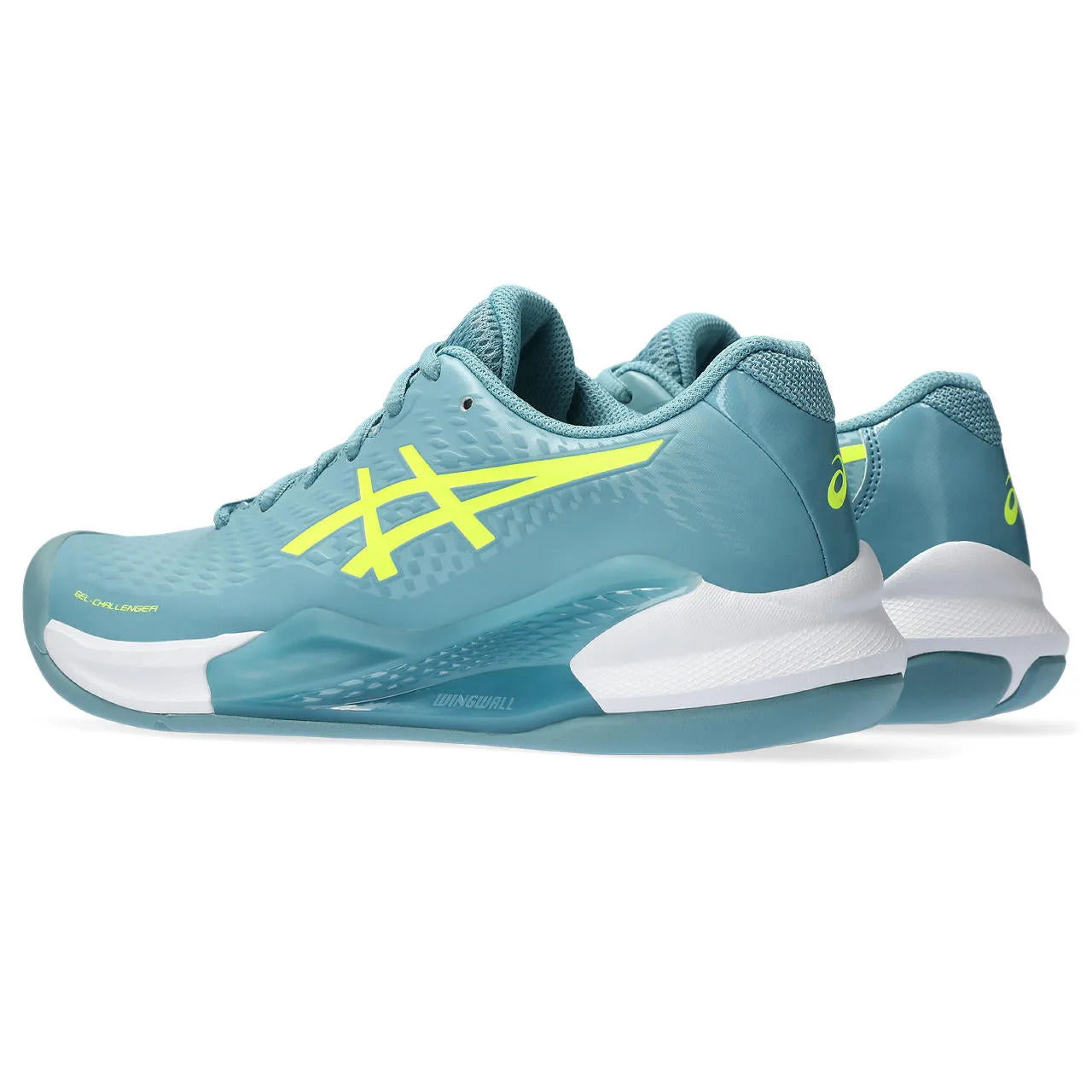 Asics Tennisschoen Gel Challenger 14 Indoor Dames Groen Geel