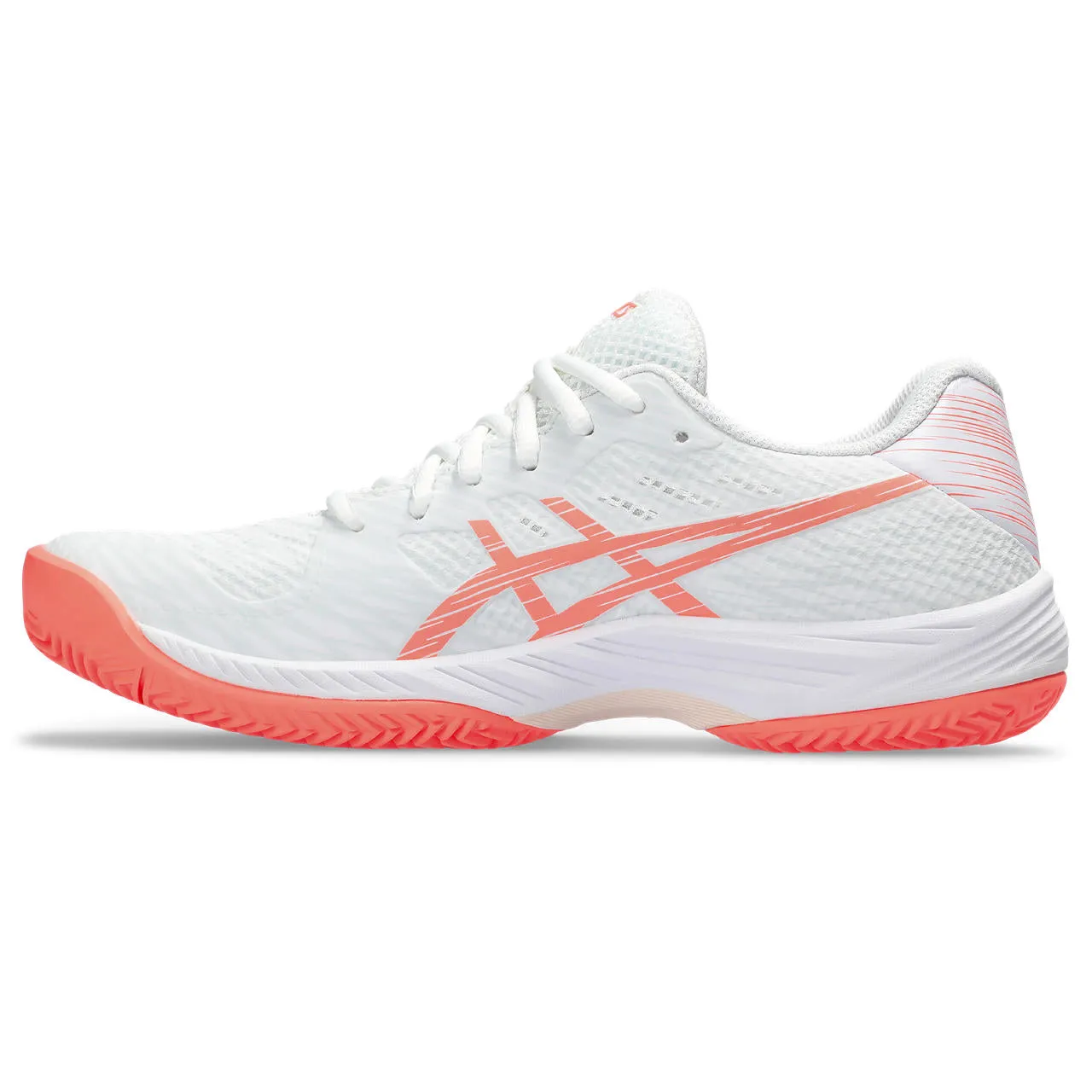 Asics Tennisschoen Gel Game 9 Clay / OC Dames Wit Oranje