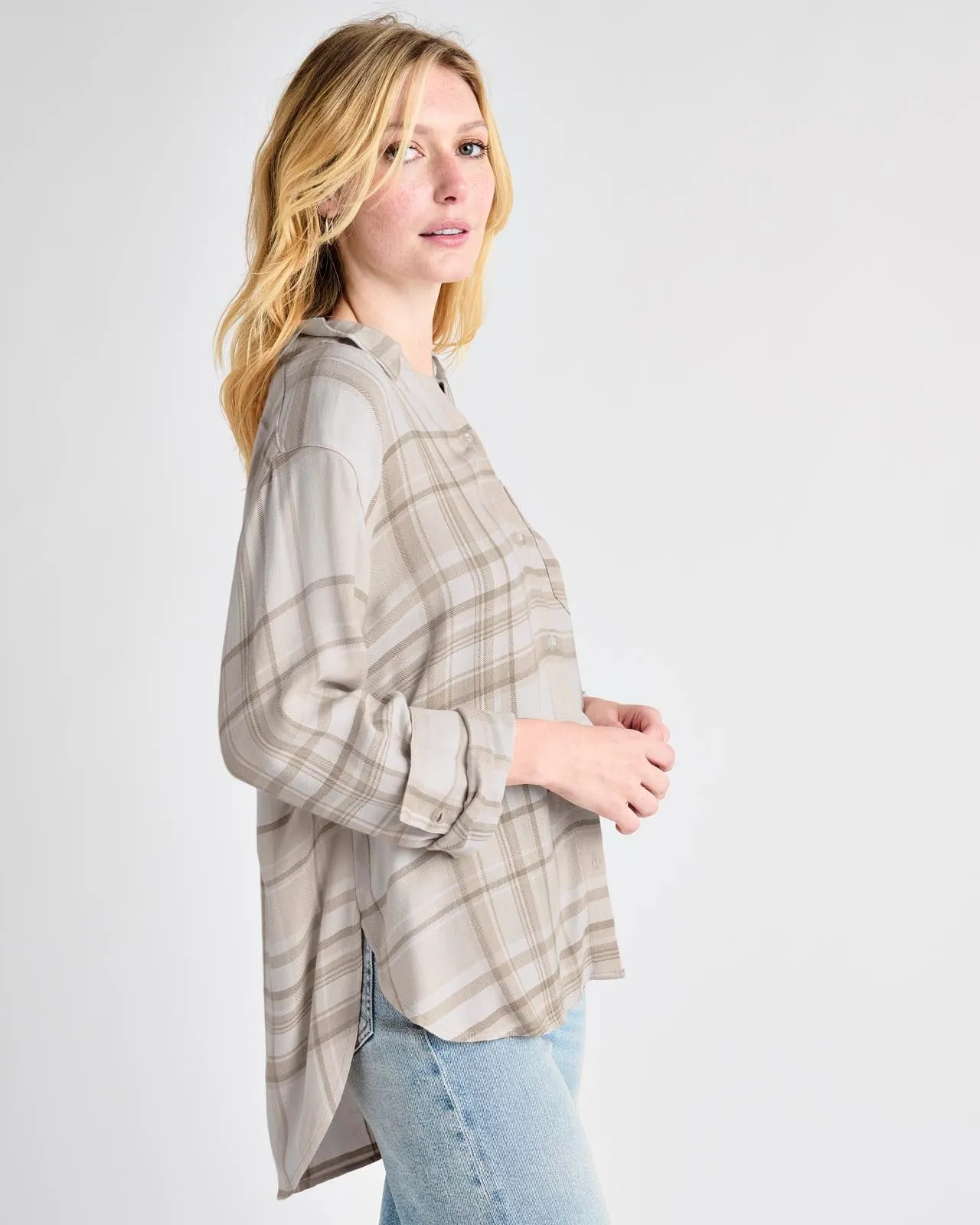 Ava Plaid Button Down