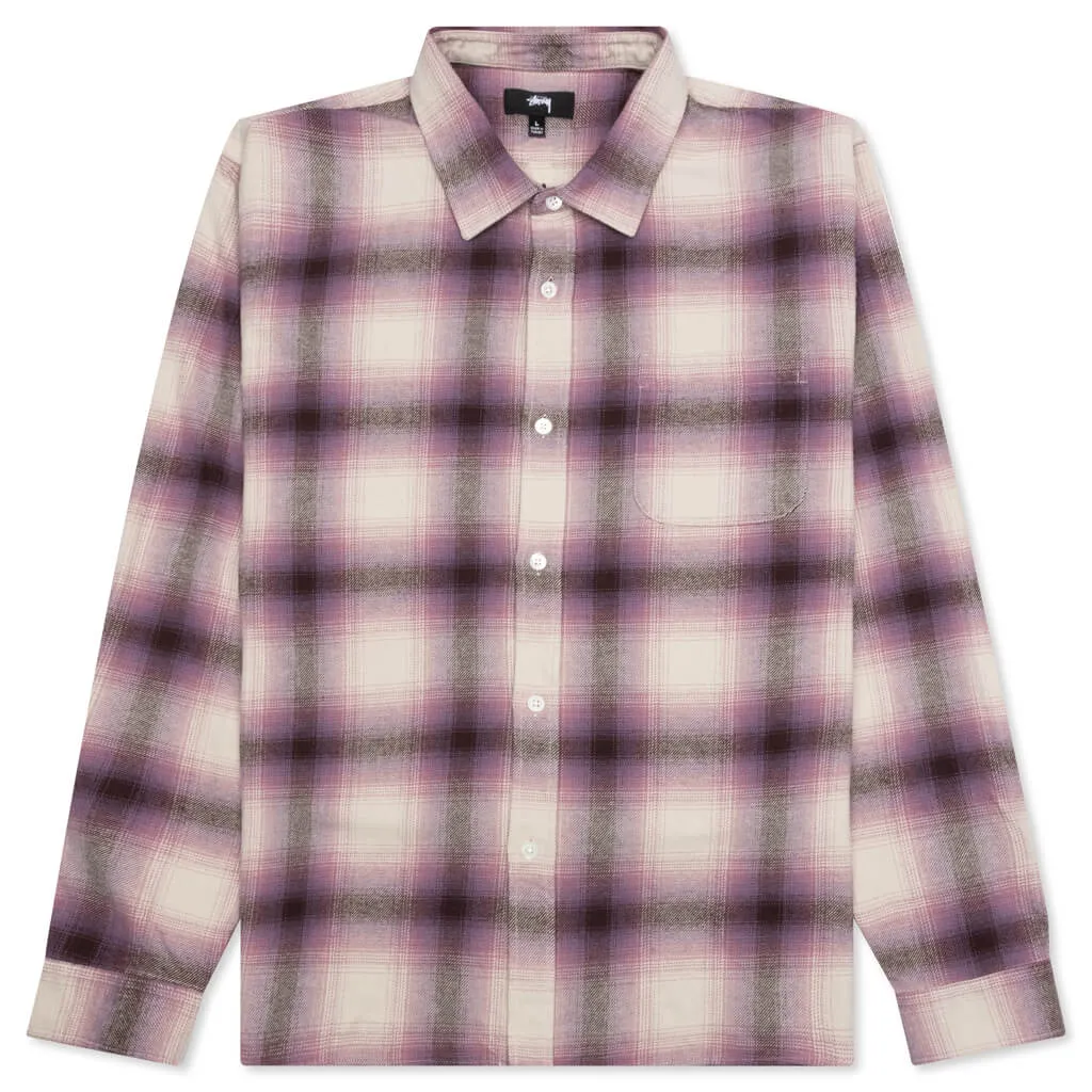 Bay Plaid Shirt - Berry