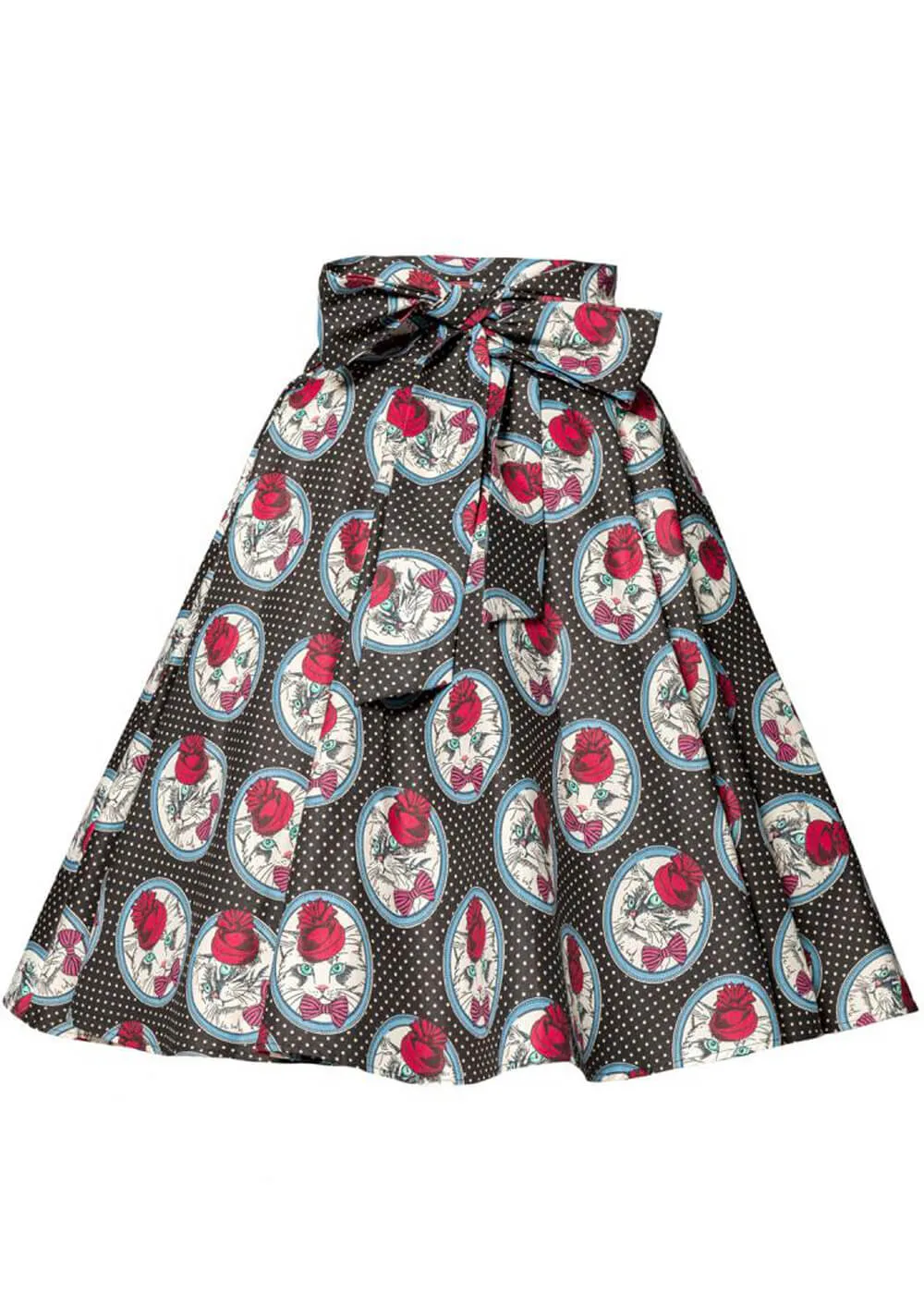 Belsira Madame La Kitty 50's Swing Skirt