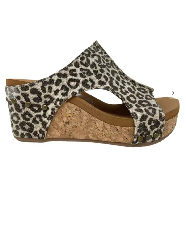 Besito Leopard Wedges