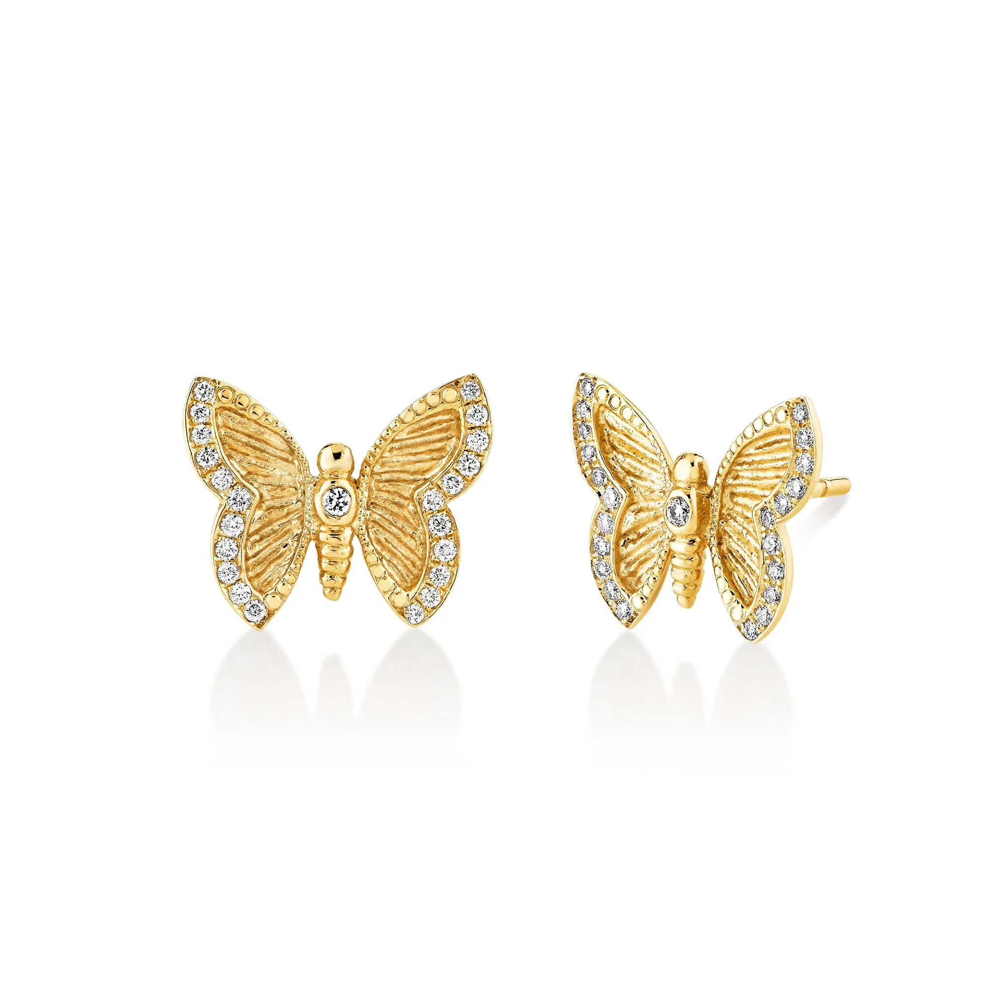 Butterfly Diamond Stud