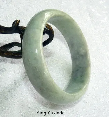 Classic Traditional Burmese Jadeite Old Mine Bangle Bracelet Grade A 60mm (BB2926)