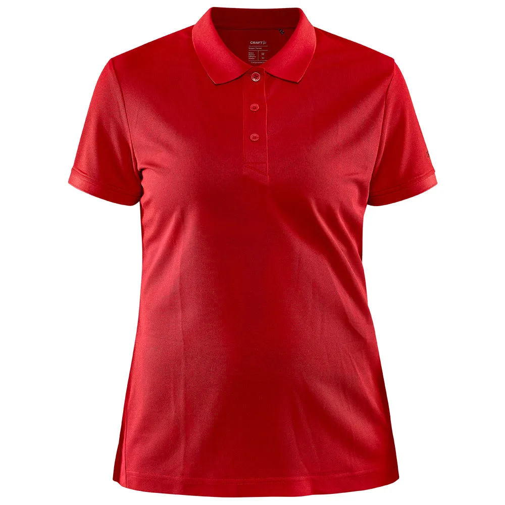 Craft Poloshirt Core Unify Dames Rood