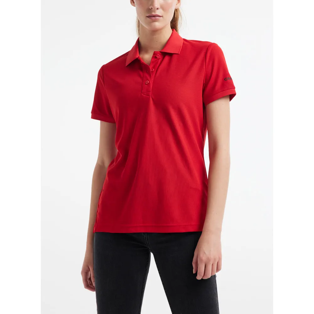 Craft Poloshirt Core Unify Dames Rood