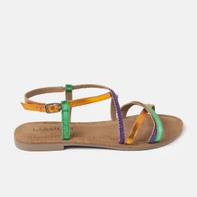 Dames Sandalen 33.524 Orange Multi