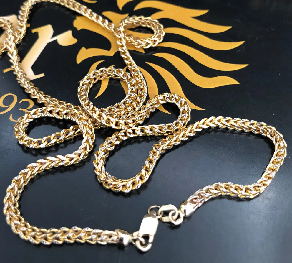 Diamond cut Franco chain