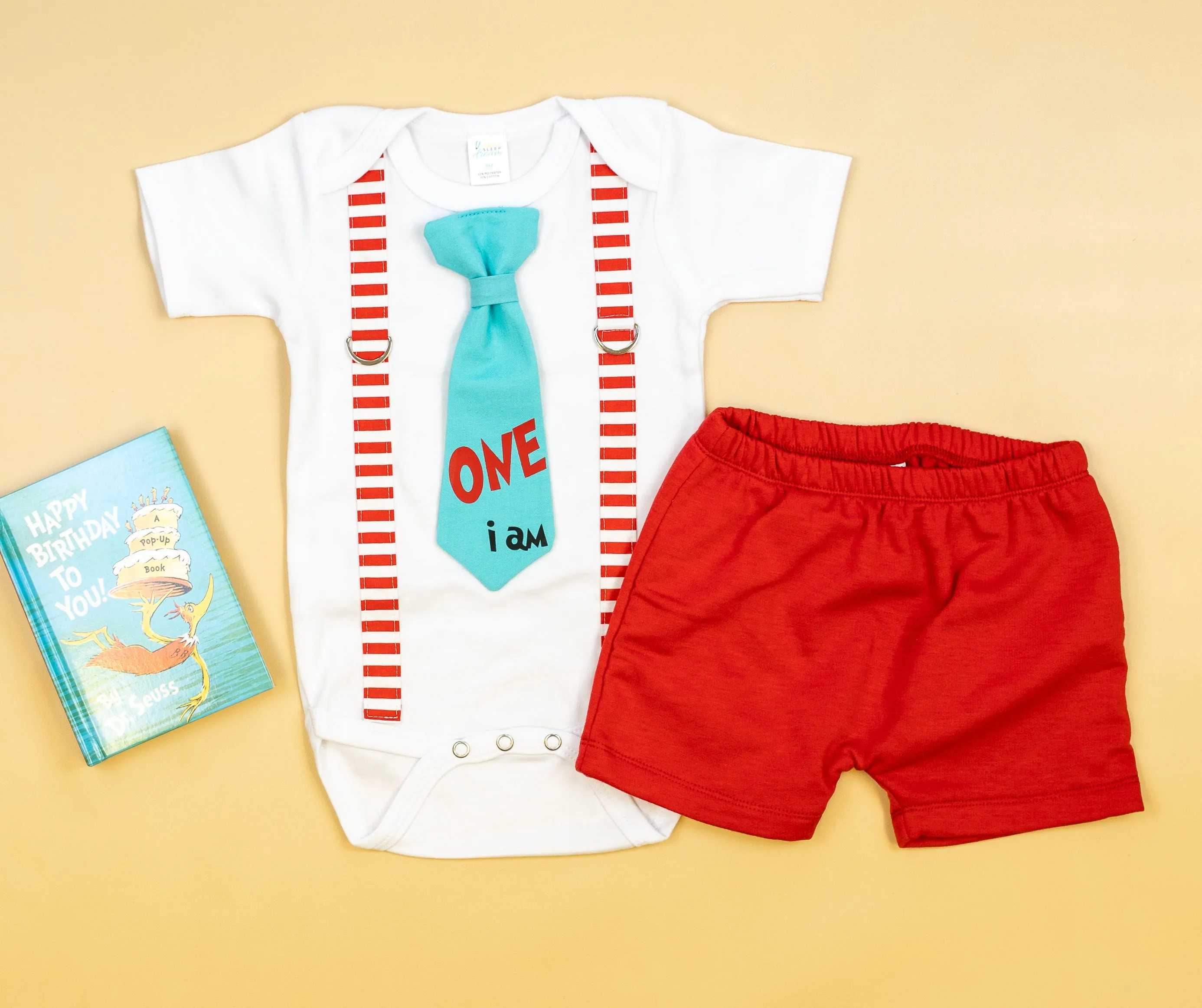 Dr. Seuss 1st Birthday Onesie