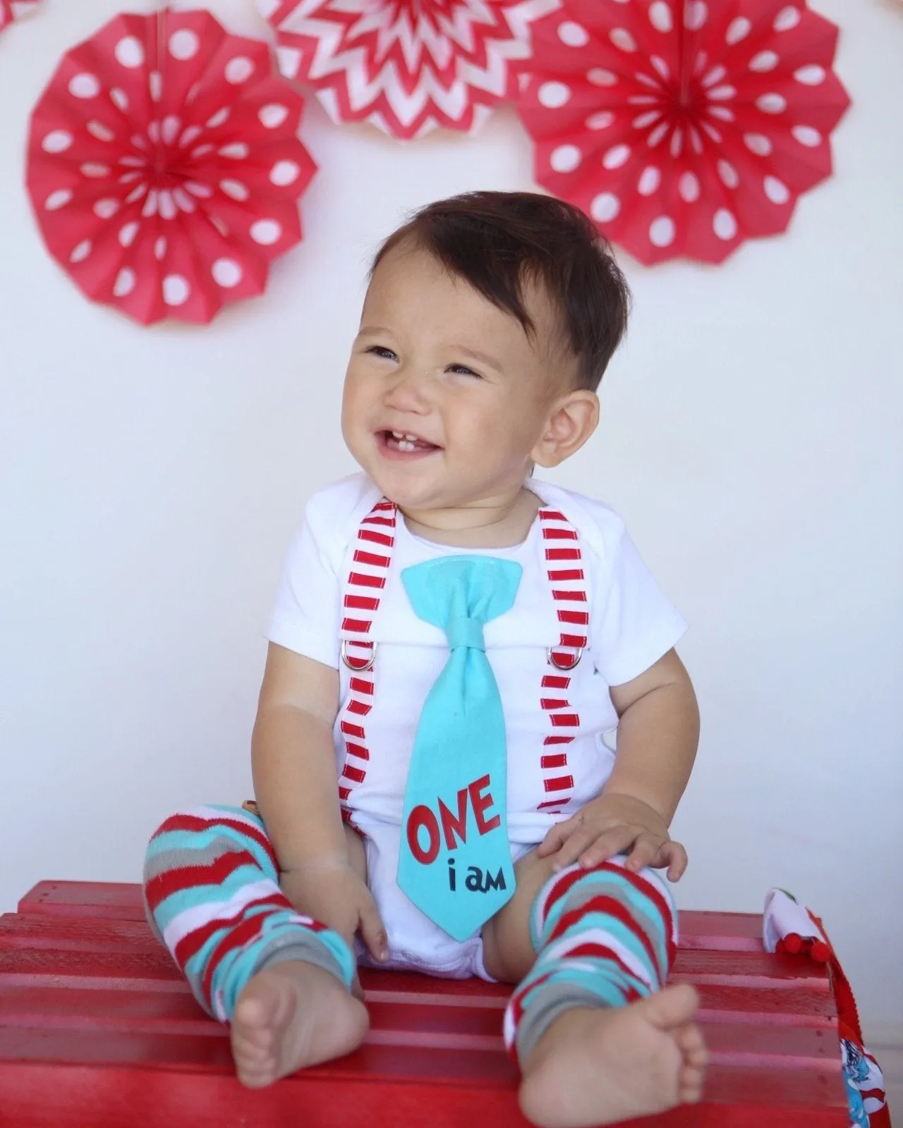 Dr. Seuss 1st Birthday Onesie