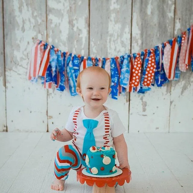 Dr. Seuss 1st Birthday Onesie