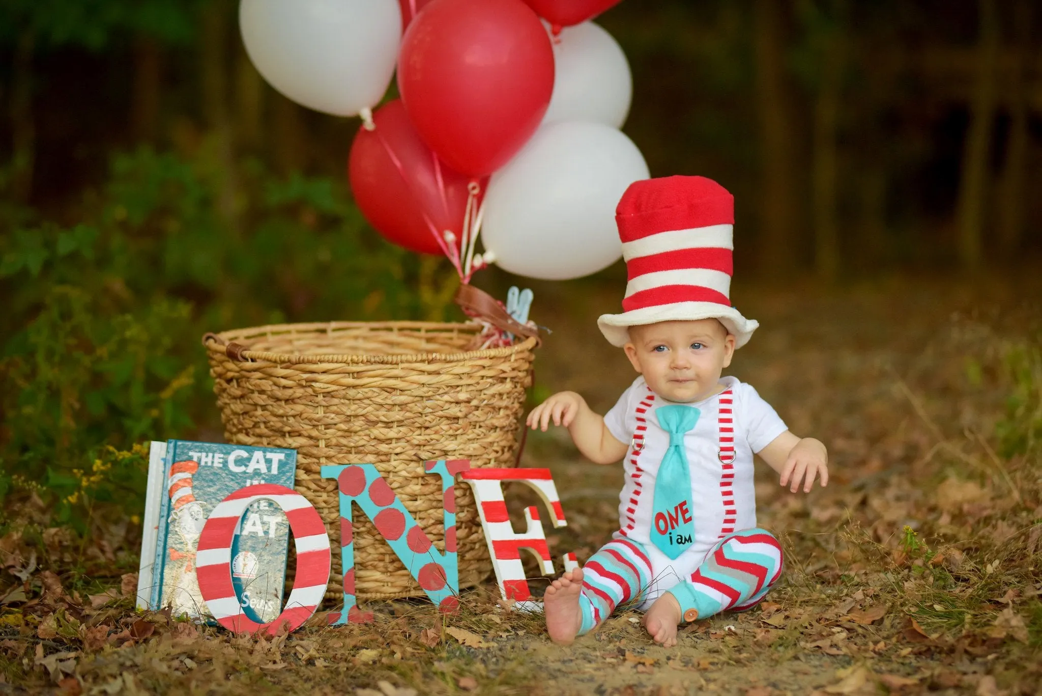 Dr. Seuss 1st Birthday Onesie