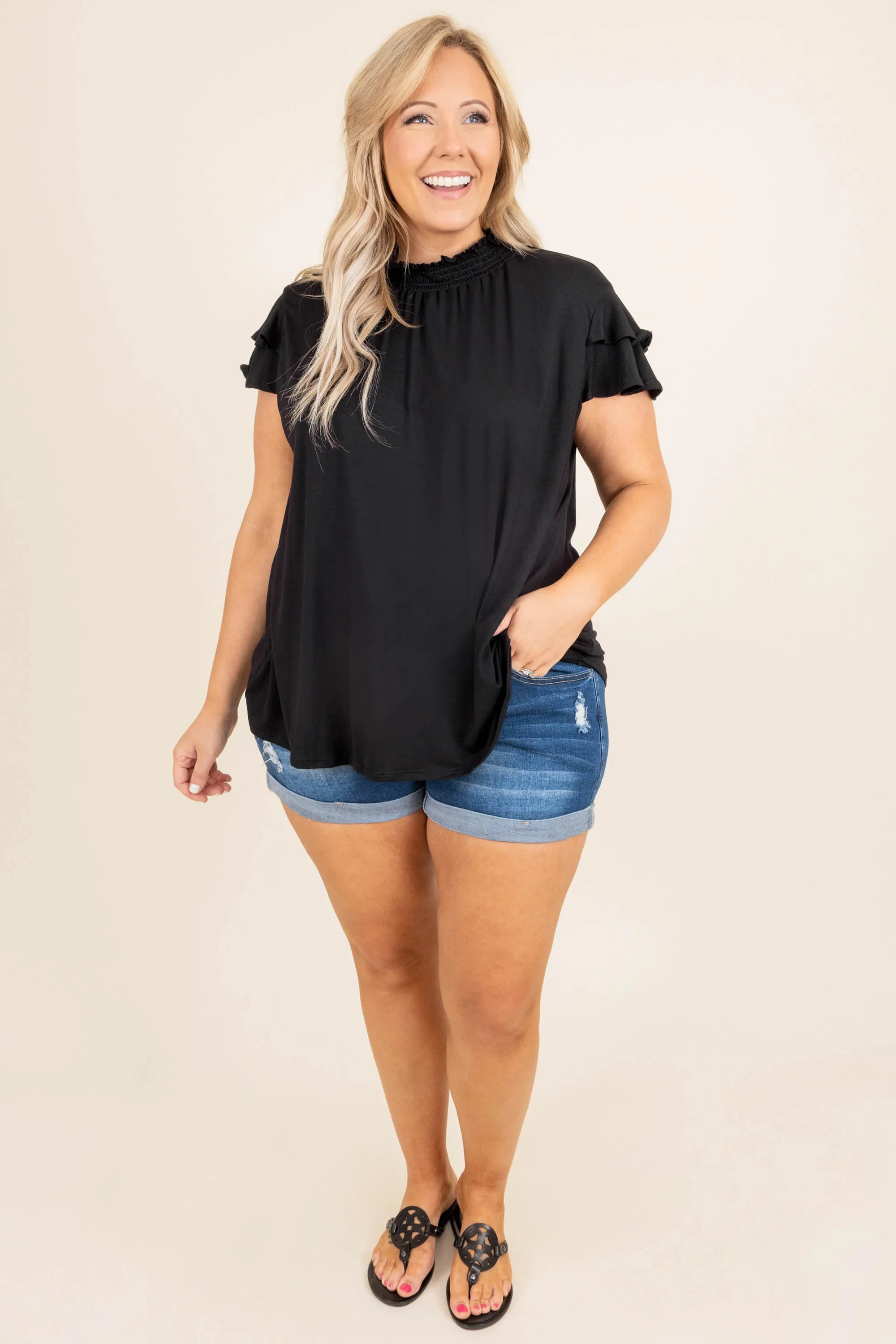 Fancy Fancy Top, Black