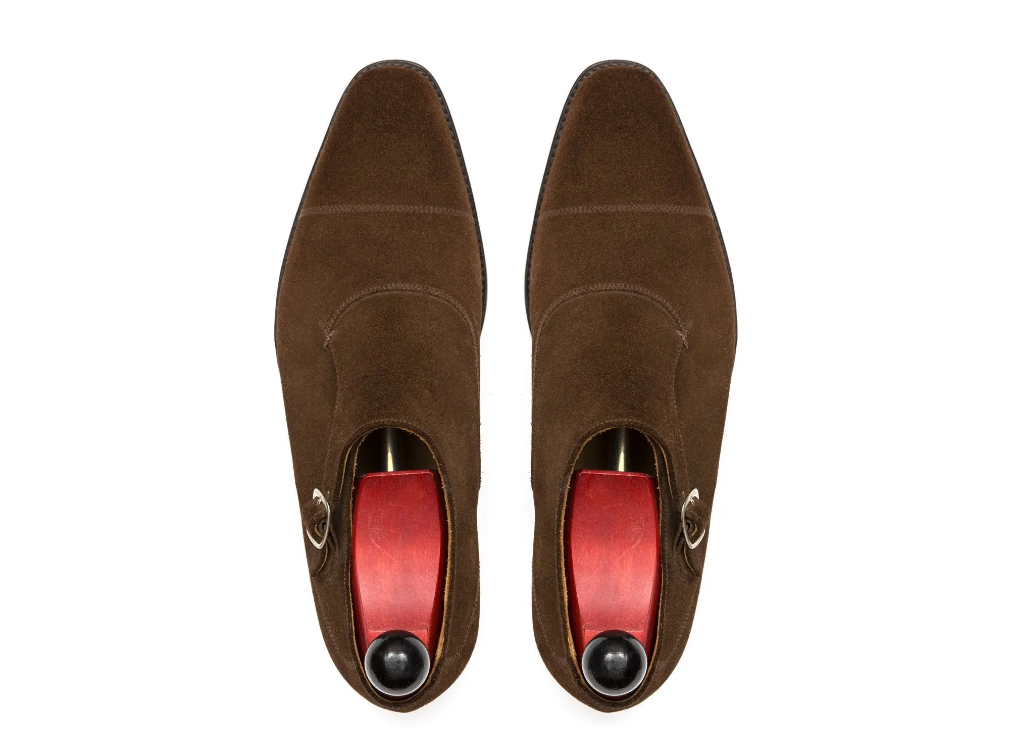 Fauntleroy - MTO - Dark Brown Suede - LPB Last - Single Leather Sole