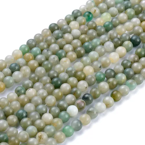 Gemstone Beads, Myanmar Jade, Burmese Jade, Natural, Round, 8mm