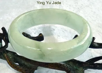 Glowing Smoky Spiritual Grade A Translcuent  Old Mine Lao Pit Jadeite Bangle Bracelet 59mm (BB2822)