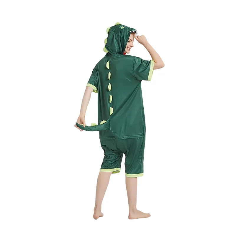 Green Dinosaur Adult Summer Onesie