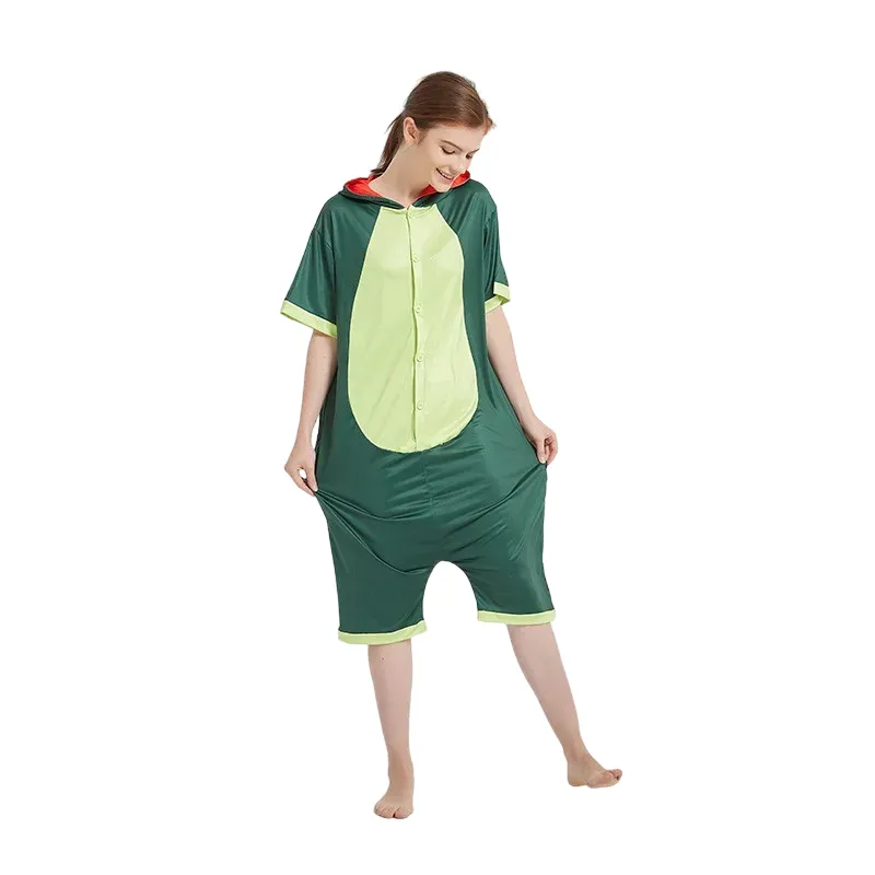 Green Dinosaur Adult Summer Onesie