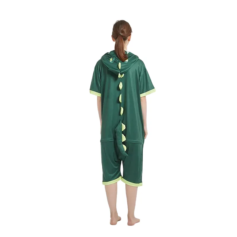 Green Dinosaur Adult Summer Onesie