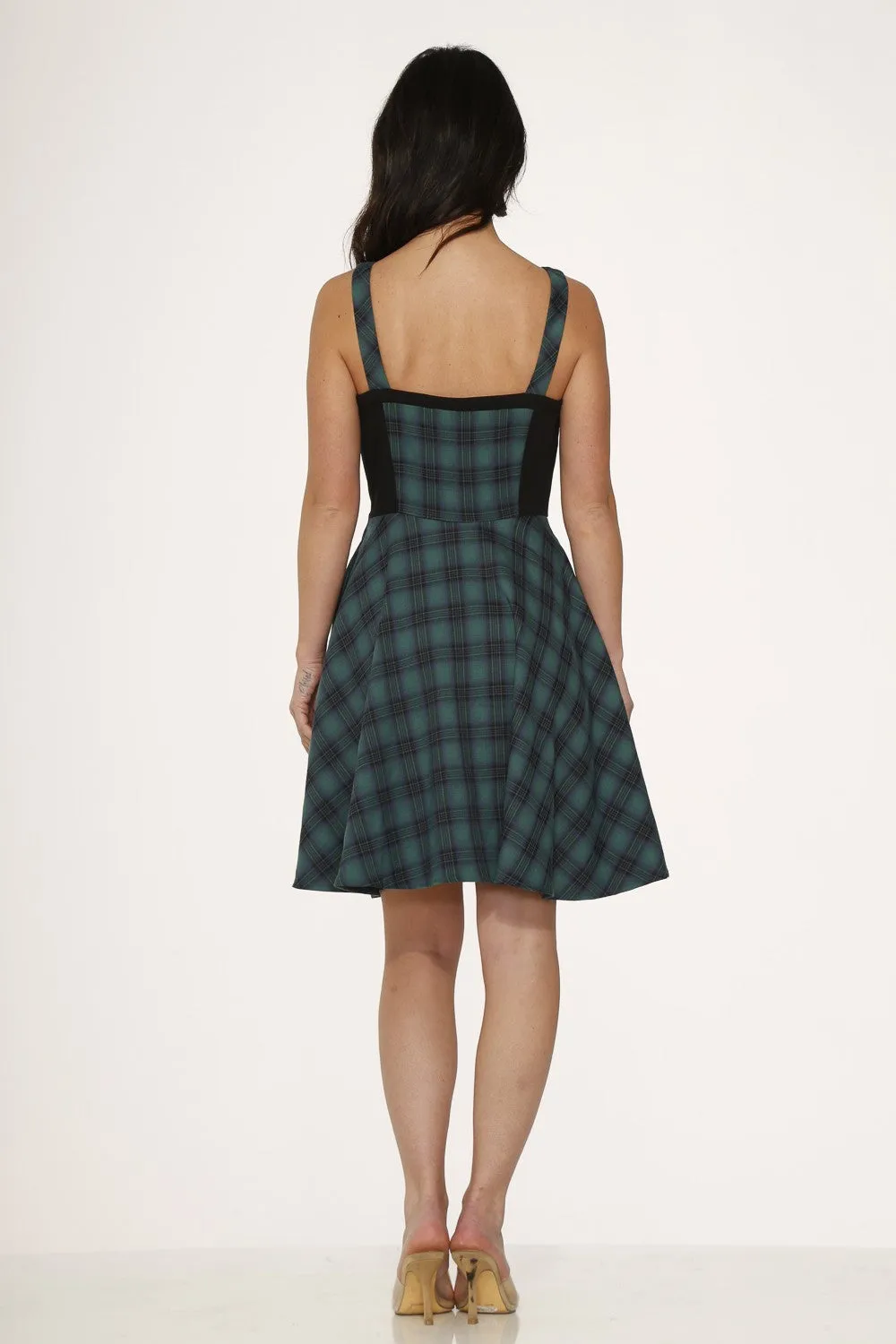 Green Plaid Dress