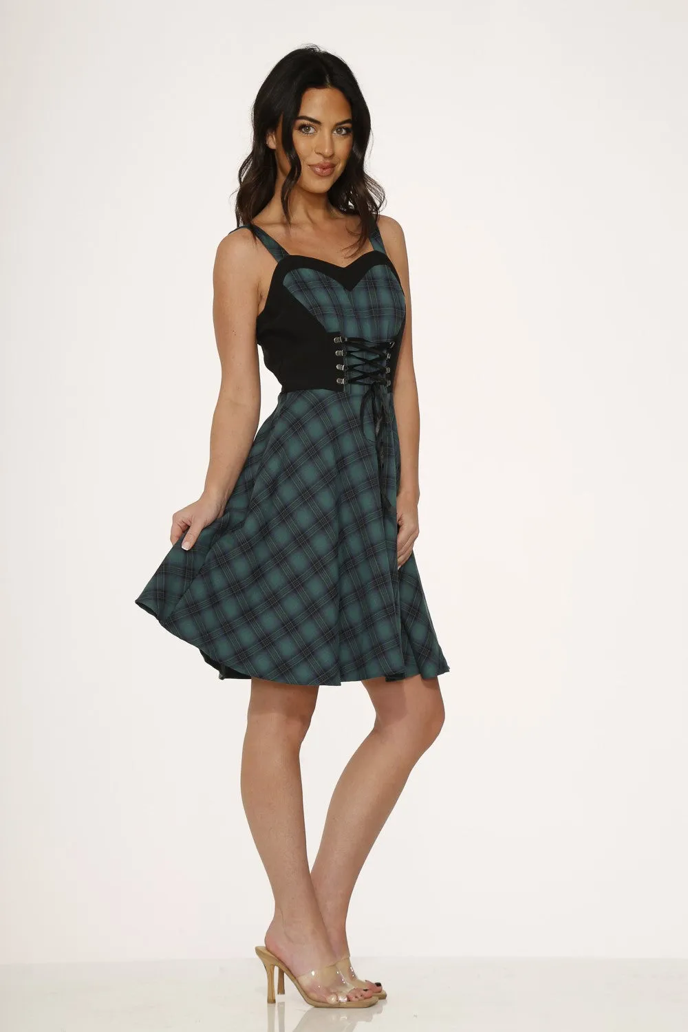 Green Plaid Dress