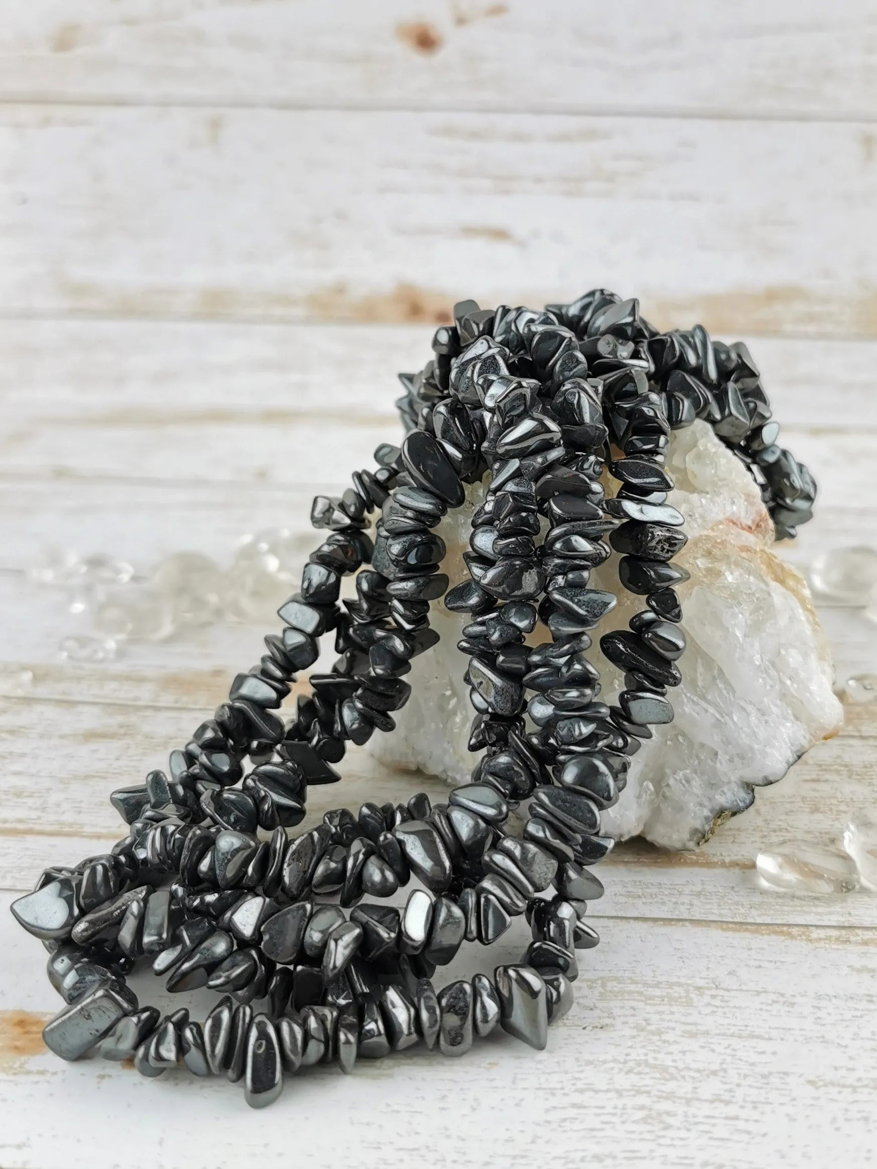 Hematite Chip Beads