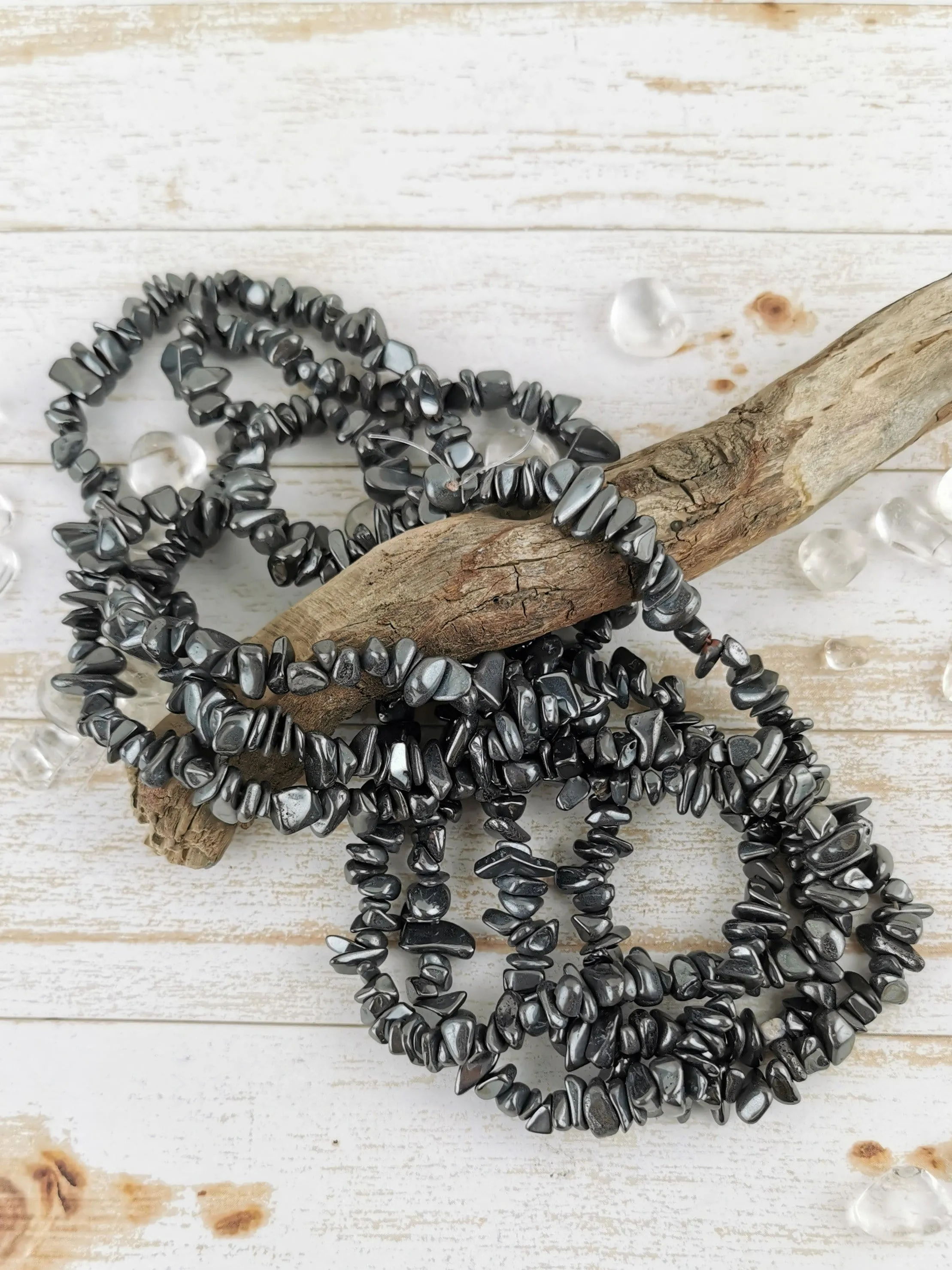 Hematite Chip Beads