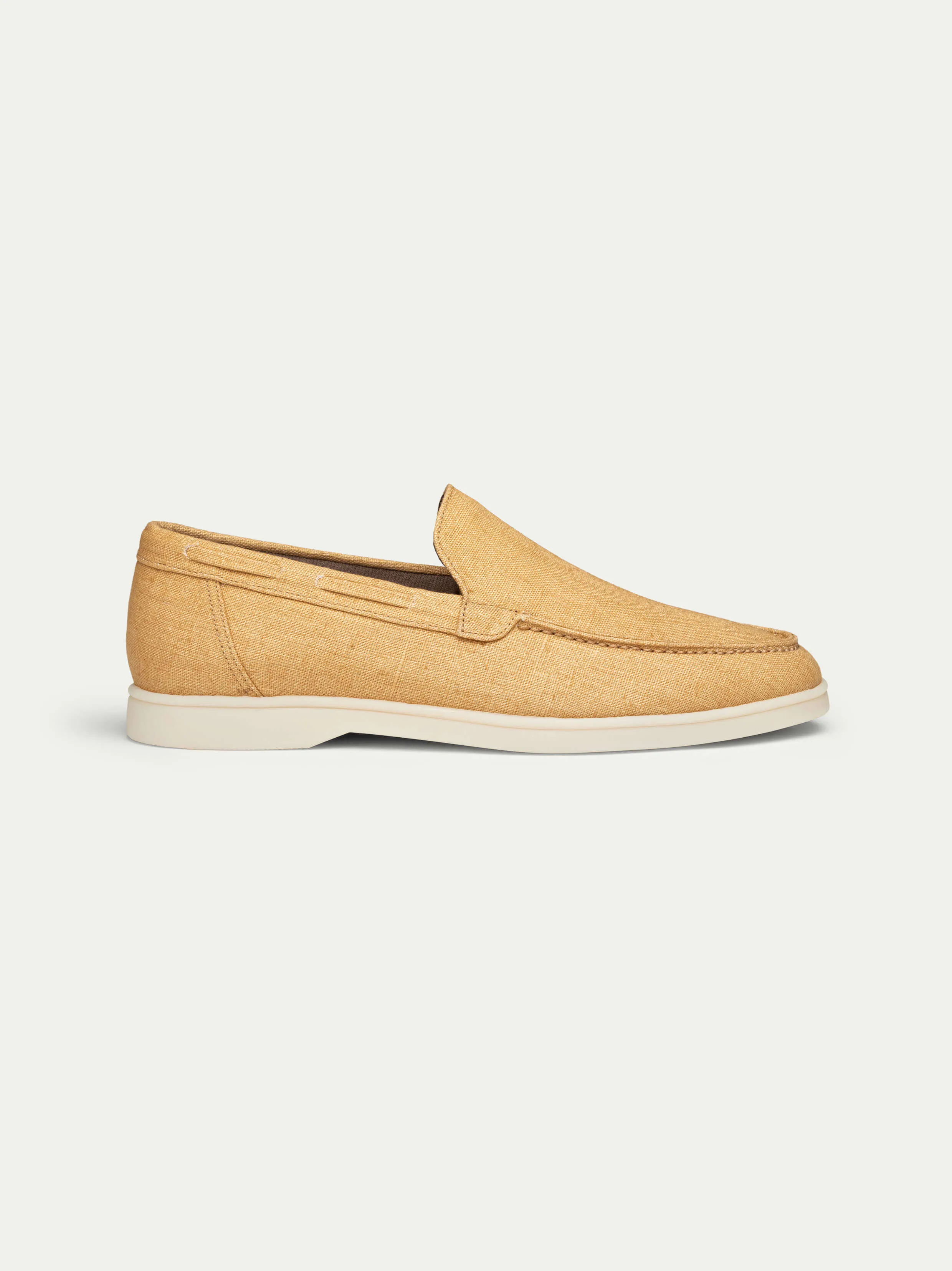 Honey Linen Yacht Loafers