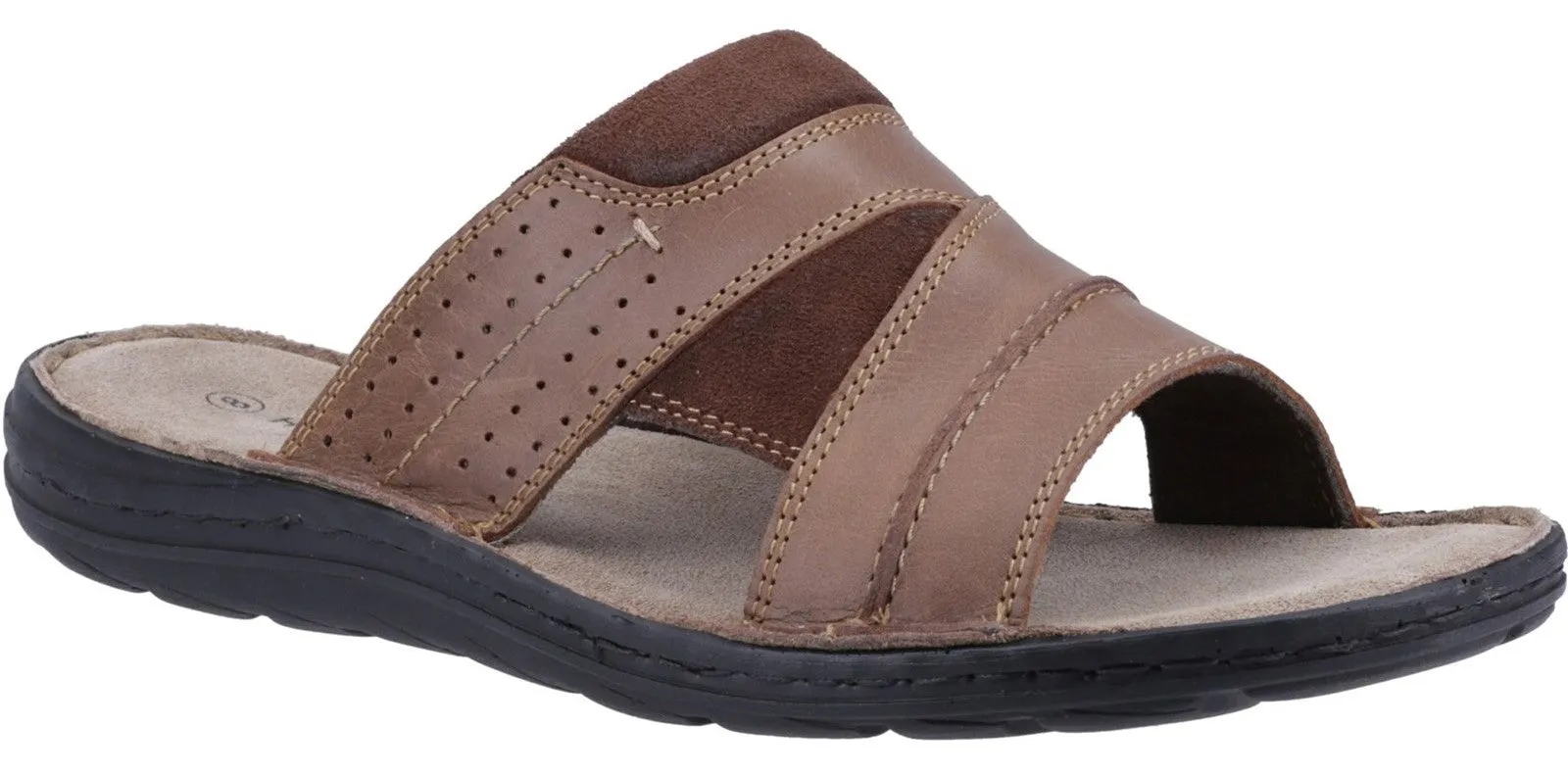 Hush Puppies Archer Mens Leather Mule Sandal