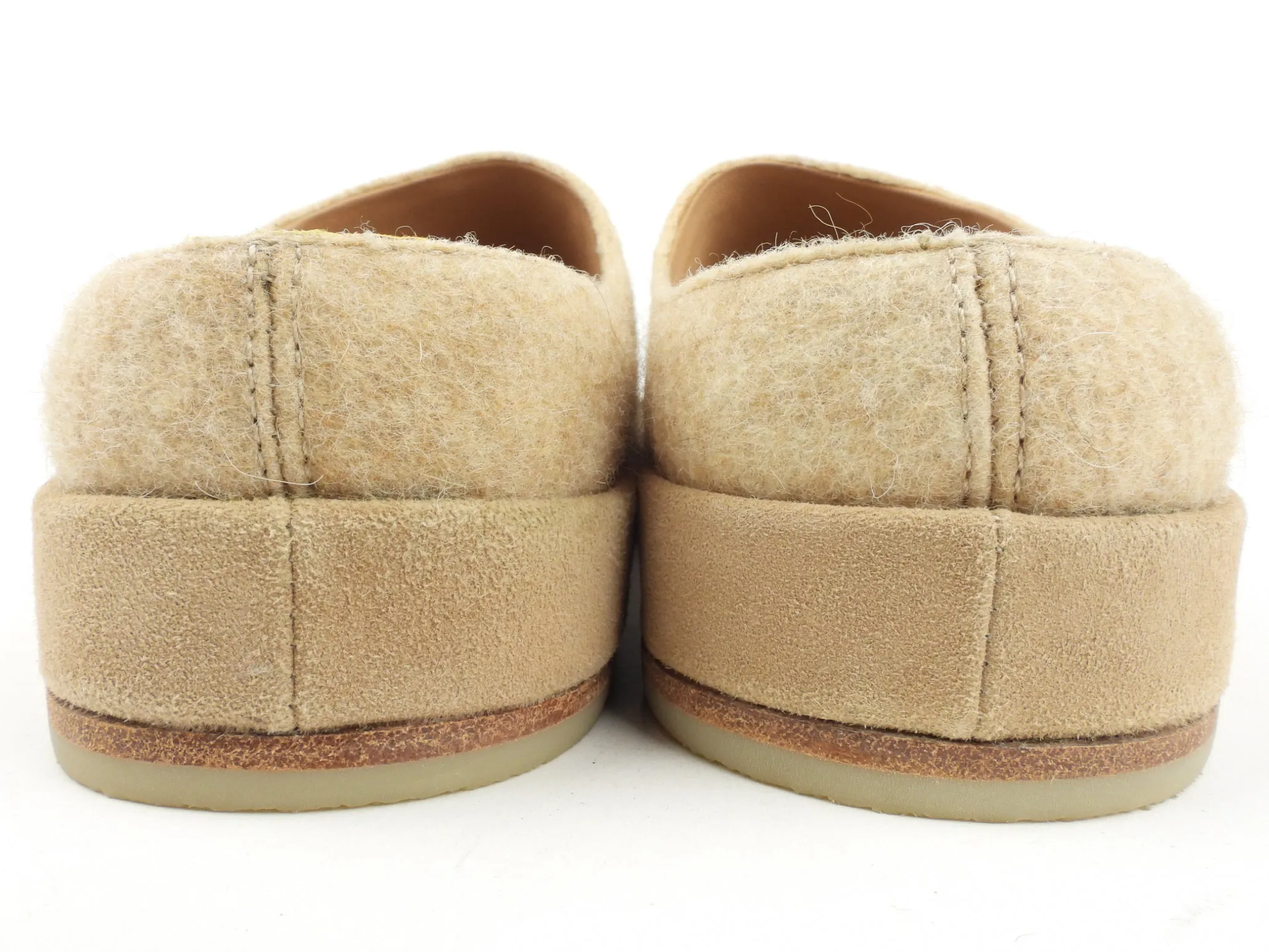 Lauren Manoogian Beige Felted Mule - 37