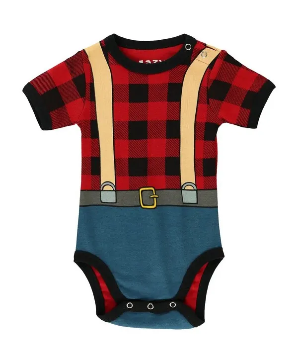 Lumberjack Infant Creeper Onesie