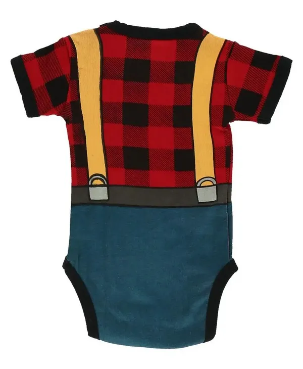 Lumberjack Infant Creeper Onesie