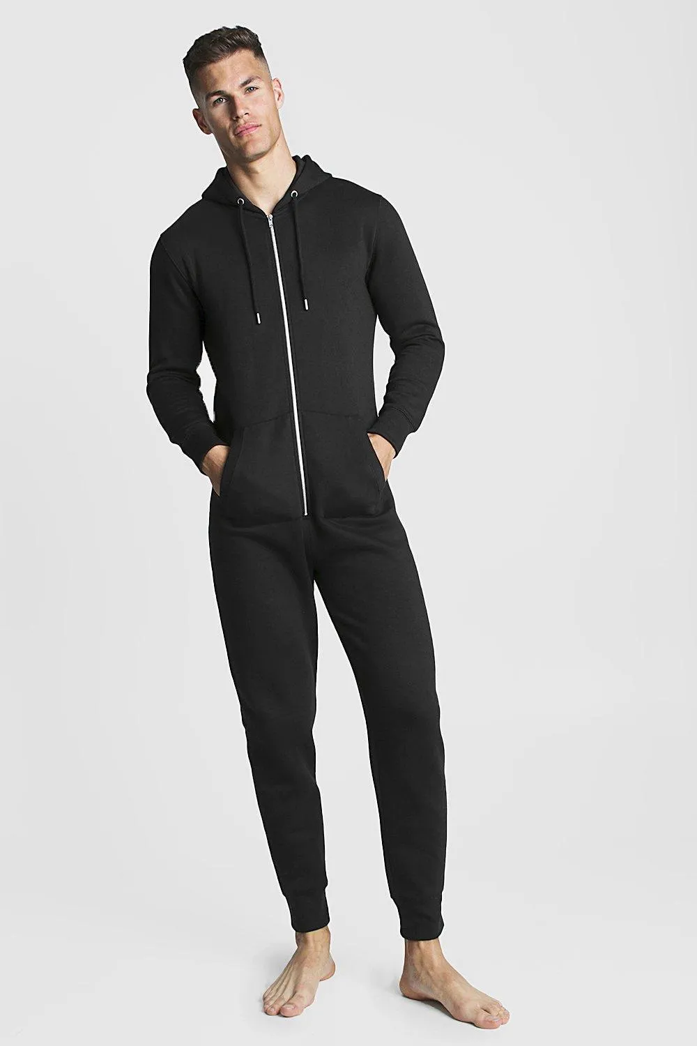 MAN Embroidered Onesie | boohooMAN UK