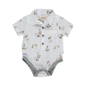 Me & Henry - Henry Print Onesie