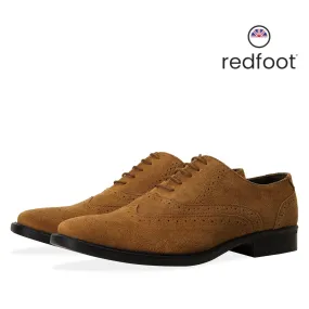 MENS PORTER TAN SUEDE OXFORD BROGUE SHOE