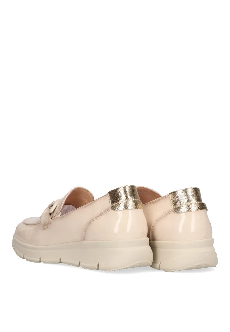 MOCASIN CONFORT CADENA ARMONY MARECHIARO 68007 MUJER, BEIGE