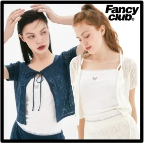 NASTY FANCY CLUB  |Casual Style Street Style Logo Cardigans