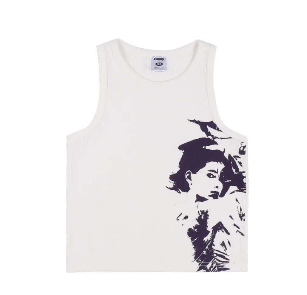 NASTY FANCY CLUB  |Unisex Street Style Logo Tanks & Camisoles