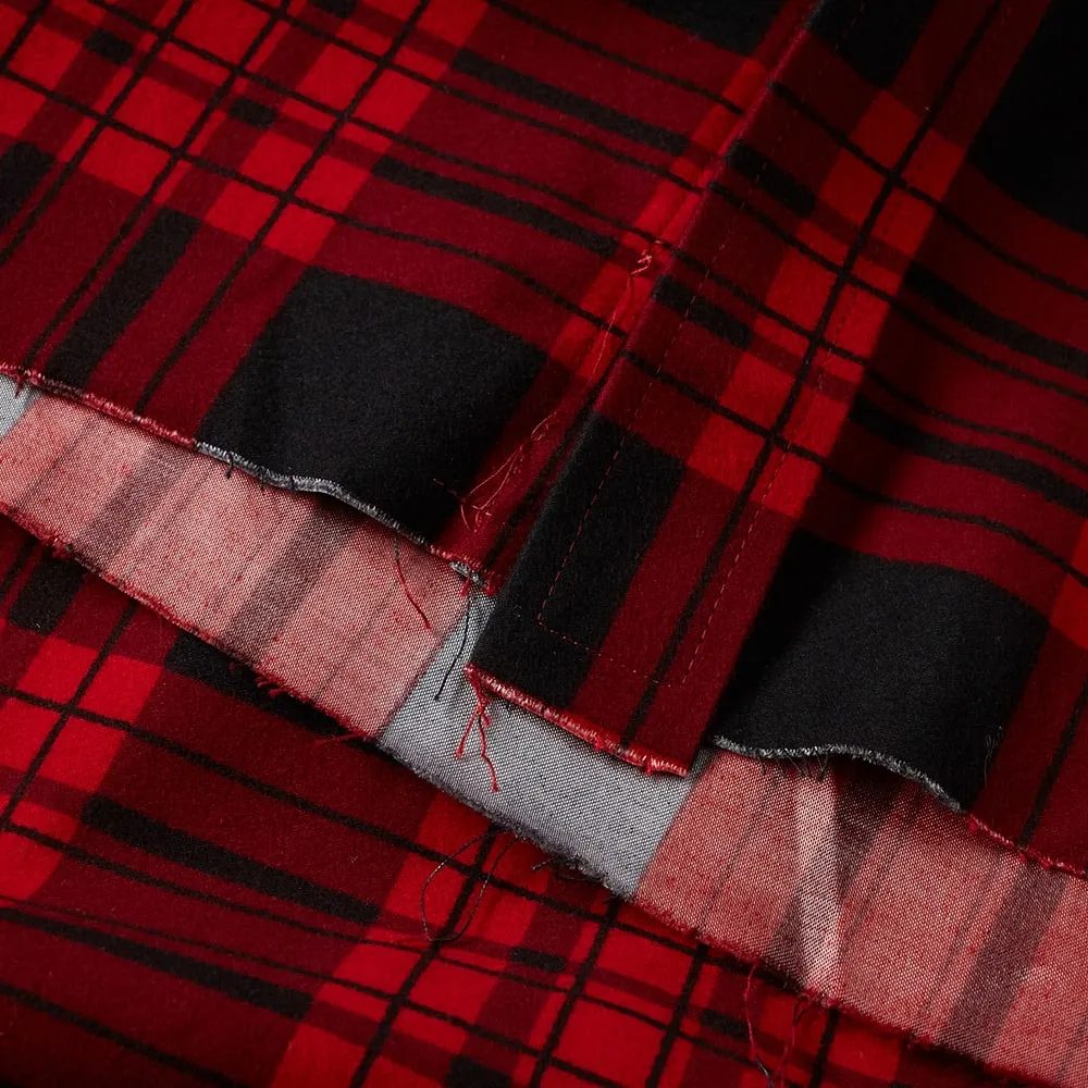 Needles Block Plaid ShirtRed