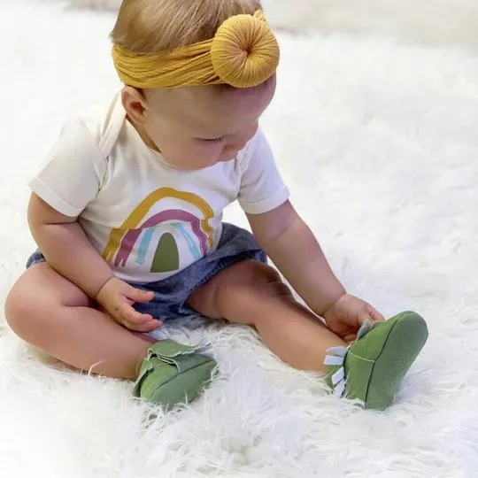 Neutral Rainbow Onesie from Emerson and Friends